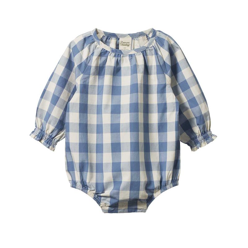 Nature Baby Meadow Bodysuit Gingham image number 0